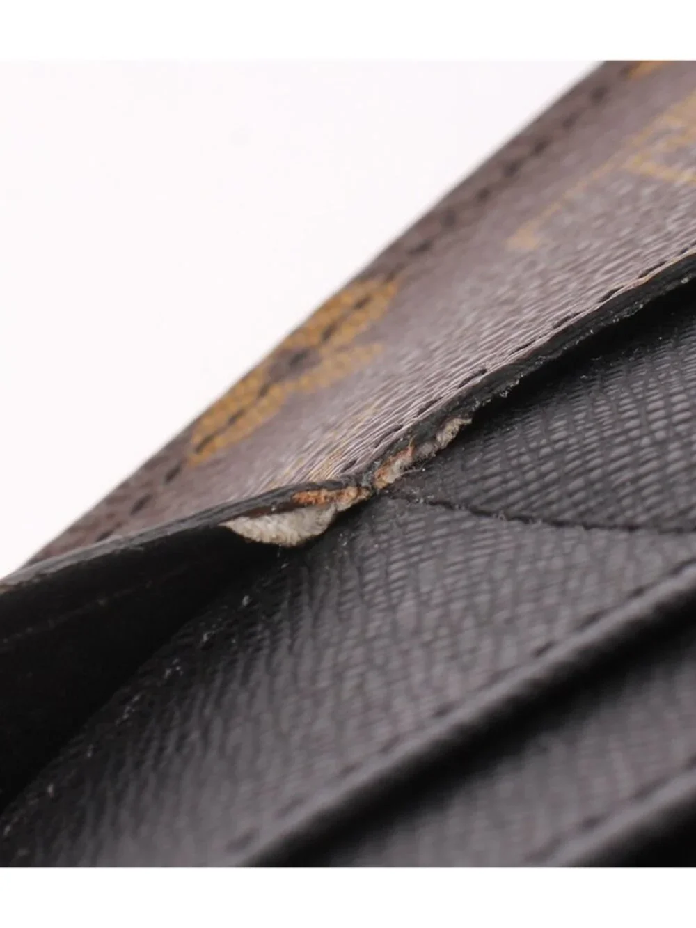 Louis Vuitton Trifold Wallet Portefeuille Long Monogram Macassar